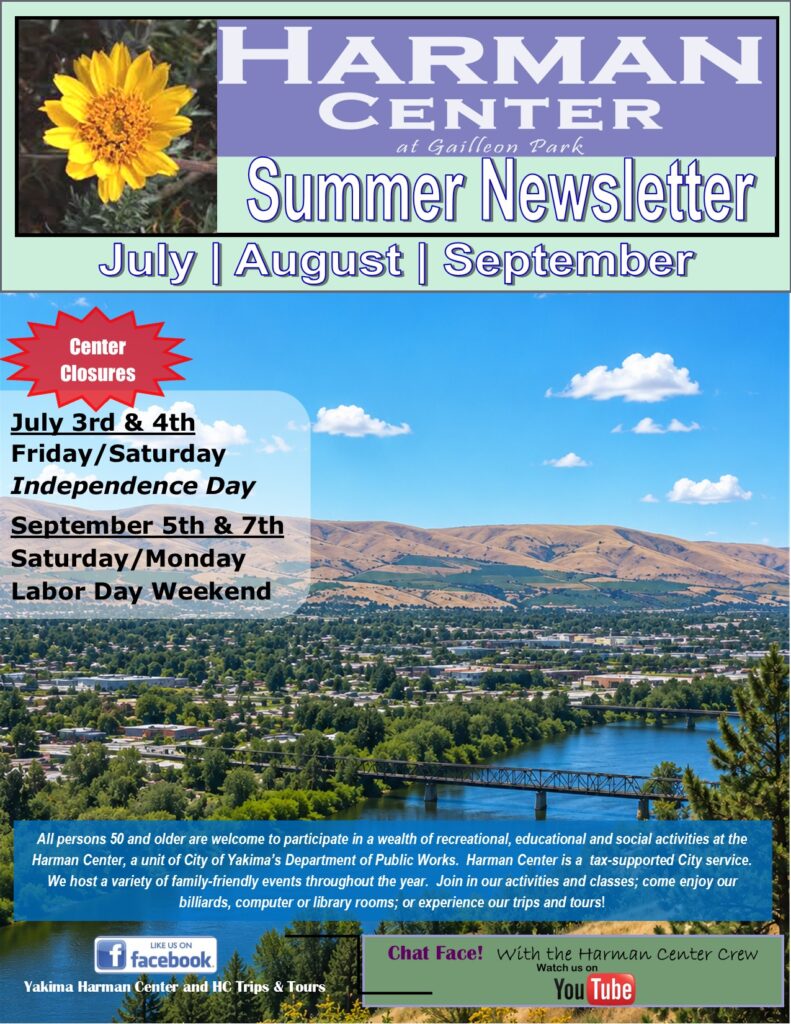 Cover of Summer Quarter Newsletter Harman Center