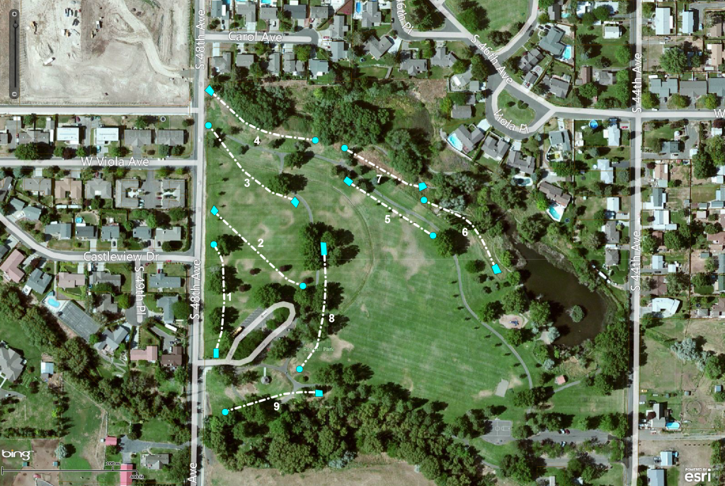 Wide Hollow Creek Disc Golf Course at Randall Park